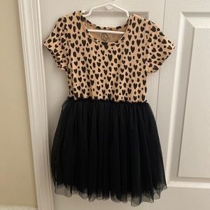 Heart spot tulle dress